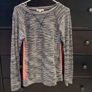 gray/pink sweater. lightly used. small.